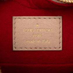 Pre Owned Louis Vuitton Pink Monogram Embossed Lambskin Fall In Love Sac Coeur