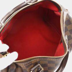 مملوكة مسبقًا Louis Vuitton Speedy 30 Brown Damier Ebene Canvas Shoulder Bag