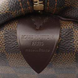 مملوكة مسبقًا Louis Vuitton Speedy 30 Brown Damier Ebene Canvas Shoulder Bag