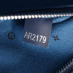 Pre Owned Louis Vuitton LV Escale On The Go GM Blue Monogram Giant Canvas Shoulder Bag