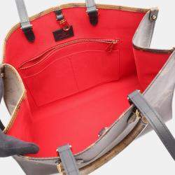 مملوكة مسبقًا حقيبة لويس فويتون أون ذا غو كانفاس مونوغرامي غايَنت ريفيرس بنية MM