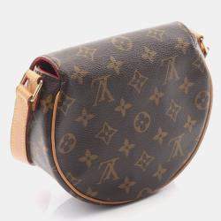 Pre Owned Louis Vuitton Tambourine Brown Monogram Canvas Shoulder Bag