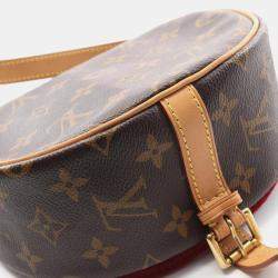 Pre Owned Louis Vuitton Tambourine Brown Monogram Canvas Shoulder Bag