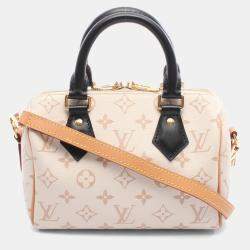 مملوكة مسبقًا Louis Vuitton Speedy Bandouliere 20 Dune Beige Monogram Canvas Crossbody Bag