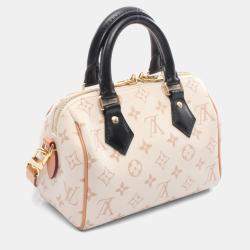 مملوكة مسبقًا Louis Vuitton Speedy Bandouliere 20 Dune Beige Monogram Canvas Crossbody Bag