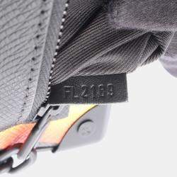 مملوكة مسبقًا Louis Vuitton Mini Soft Trunk Noir Taiga Rainbow Leather Crossbody Bag