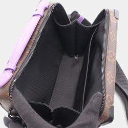 مملوكة مسبقًا Louis Vuitton Handle Soft Trunk Monogram Macassar Canvas Crossbody Bag