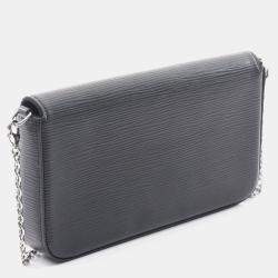 مملوكة مسبقًا حقيبة كروس بودي لوي فيتون فليسيا بوشت جلد إيبي سوداء