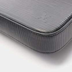 مملوكة مسبقًا حقيبة كروس بودي لوي فيتون فليسيا بوشت جلد إيبي سوداء