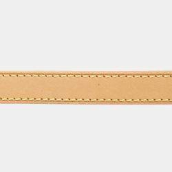 Pre Owned Louis Vuitton Musette Tango Long Strap Brown Monogram Canvas Shoulder Bag