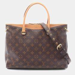مملوكة مسبقًا Louis Vuitton Pallas Brown Monogram Canvas Shoulder Bag