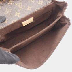 مملوكة مسبقًا حقيبة لويس فويتون بوشت متيس كانفس بنية مونوجرام كتف