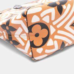 Pre Owned حقيبة لوي فيتون نيفرفول مونوجرام كريم كانفاس كبير بحجم م م