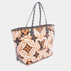 Pre Owned حقيبة لوي فيتون نيفرفول مونوجرام كريم كانفاس كبير بحجم م م