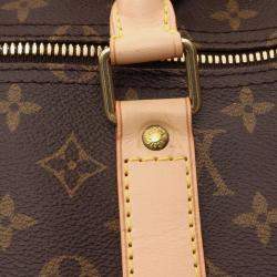 Pre Owned حقيبة لويس فيتون كيپول ٥٥ بني مونوغرام كانڤاس مطلي للسفر