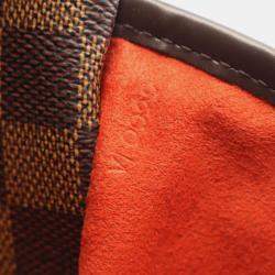 Pre Owned حقيبة كتف لوي فيتون إبانيما جي إم قماش دمير إيبين بني مطلي