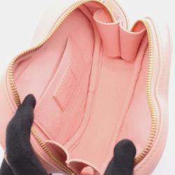 Pre Owned حقيبة لوي فيتون نيو ويف هارت لوف لوك للكتف جلد وردي