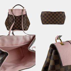 Pre Owned Louis Vuitton Damier Clapton Backpack In Canvas Magnolia