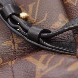 مملوكة مسبقًا حقيبة ظهر لويس فيتون مونوجرام جلد وقماش مطلي بالم سبرينغز وسط بني أسود