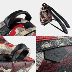 Pre Owned حقيبة ظهر لويس فيتون كانساي ياماموتو كانفاس دامير أزور متعددة الألوان بالم سبرينغز بب ام