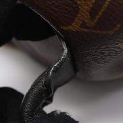 Pre Owned حقيبة ظهر لويس فيتون "بالم سبرينغز" متوسطة قماش و جلد بني مونوغرامية