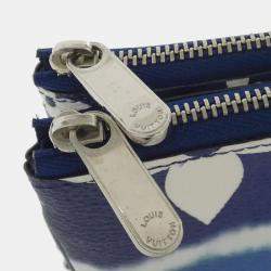 مملوكة مسبق ًا Louis Vuitton Blue Lv Escale Pochette Double Zip Shoulder Bag