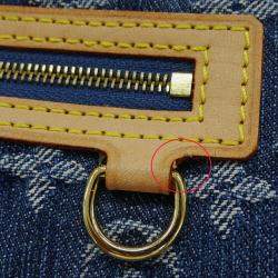 مملوكة مسبقًا Louis Vuitton Monogram Denim Clutch Bag Blue