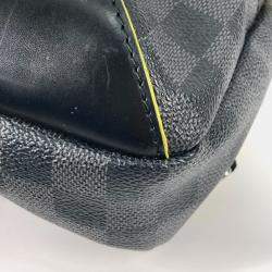 Pre Owned Louis Vuitton Damier Graphite Avenue Sling Bag Cross Body Shoulder Canvas Black