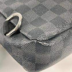Pre Owned Louis Vuitton Damier Graphite Avenue Sling Bag Cross Body Shoulder Canvas Black