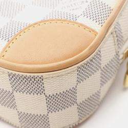 مملوكة مسبقًا Louis Vuitton Neocapi Shoulder Bag Pvc-Coated Canvas And Leather Damier Azur White