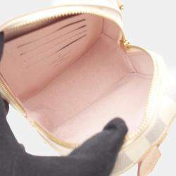 مملوكة مسبقًا Louis Vuitton Neocapi Shoulder Bag Pvc-Coated Canvas And Leather Damier Azur White