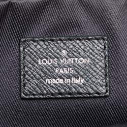 مملوكة مسبقًا Louis Vuitton Monogram Eclipse Taiga Rama Bum Bag Outdoor Waist Body Noir Black Pvc Leather