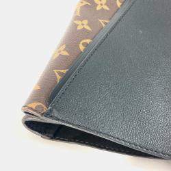 Pre Owned حقيبة لويس فيتون كيمونو مونوغرام كتف قماش نوير سوداء MM