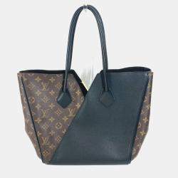 Pre Owned حقيبة لويس فيتون كيمونو مونوغرام كتف قماش نوير سوداء MM