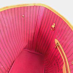 مملوكة مسبقًا Louis Vuitton Monogram Bay Neverfull Mm Tote Bag chain Canvas Pink