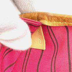 مملوكة مسبقًا Louis Vuitton Monogram Bay Neverfull Mm Tote Bag chain Canvas Pink