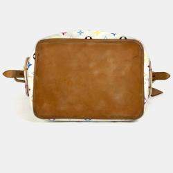 مملوكة مسبقًا Louis Vuitton Multicolor,/White Canvas Monogram Petit Noe Drawstring Shoulder Bag 
