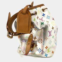 مملوكة مسبقًا Louis Vuitton Multicolor,/White Canvas Monogram Petit Noe Drawstring Shoulder Bag 