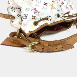 مملوكة مسبقًا Louis Vuitton Multicolor,/White Canvas Monogram Petit Noe Drawstring Shoulder Bag 