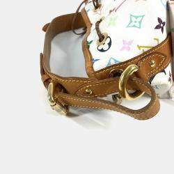 مملوكة مسبقًا Louis Vuitton Multicolor,/White Canvas Monogram Petit Noe Drawstring Shoulder Bag 