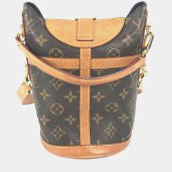 Pre Owned حقيبة لويس فيتون مونوغرام دافل 2-واي كيس كتف كانفاس بني