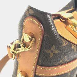 Pre Owned حقيبة لويس فيتون مونوغرام دافل 2-واي كيس كتف كانفاس بني