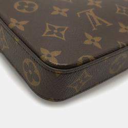 مملوكة مسبقًا Louis Vuitton Monogram Pochette Felicie Shoulder Bag/Clutch Bag In Fuchsia