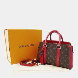 مملوكة مسبقًا Louis Vuitton Handbag/Shoulder Bag 2-Way Monogram Canvas Soufflot Cerise Red