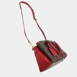 مملوكة مسبقًا Louis Vuitton Handbag/Shoulder Bag 2-Way Monogram Canvas Soufflot Cerise Red