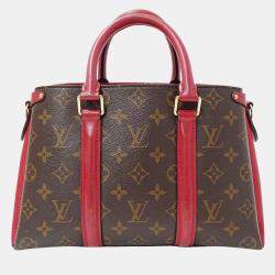مملوكة مسبقًا Louis Vuitton Handbag/Shoulder Bag 2-Way Monogram Canvas Soufflot Cerise Red