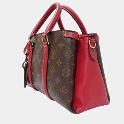 مملوكة مسبقًا Louis Vuitton Handbag/Shoulder Bag 2-Way Monogram Canvas Soufflot Cerise Red