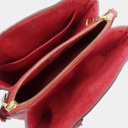 مملوكة مسبقًا Louis Vuitton Handbag/Shoulder Bag 2-Way Monogram Canvas Soufflot Cerise Red