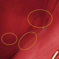 مملوكة مسبقًا Louis Vuitton Handbag/Shoulder Bag 2-Way Monogram Canvas Soufflot Cerise Red