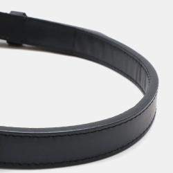 Pre Owned Louis Vuitton Epi Denim Petit Noe Shoulder Bag Blue Black